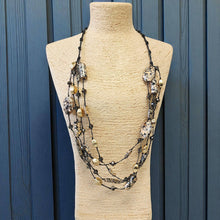 Load image into Gallery viewer, Long Chunky Beaded Necklace | Handmade Statement Jewelry