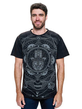 Load image into Gallery viewer, Sacred Geometry T-Shirt Hamsa