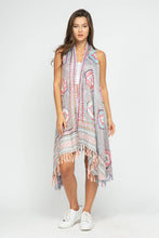 Load image into Gallery viewer, Erin Thick Stitch Embroidered Vest - Lavender Mist