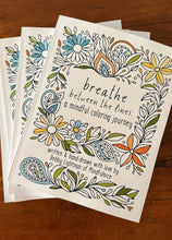 Load image into Gallery viewer, Breathe Between The Lines: A Mindful Coloring Book