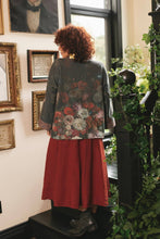 Load image into Gallery viewer, Flight of Fancy Fleece Cottage Cardigan Jacket w/Hummingbird