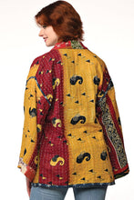 Load image into Gallery viewer, Reversible Cotton Kantha Kimono Jacket
