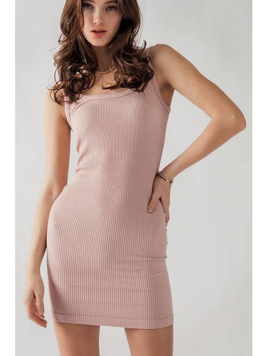 Hug Me Tight Bodycon Dress - Rose