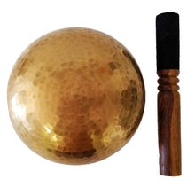 Load image into Gallery viewer, Hammered Carved Tibetan Singing Bowl