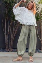 Load image into Gallery viewer, Crinkle Balloon Pants Drawstring