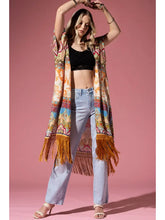 Load image into Gallery viewer, Cairo Fringe Kimono