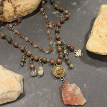 Load image into Gallery viewer, A Stones Throw Rusty Layered Necklace