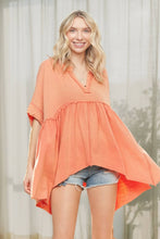 Load image into Gallery viewer, OVERSIZED MINERAL WASHED FLARE TOP