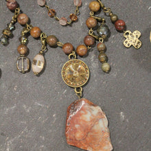 Load image into Gallery viewer, A Stones Throw Rusty Layered Necklace