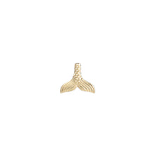 Load image into Gallery viewer, Literary Quote Mermaid Tail Post Earrings