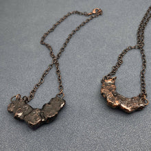 Load image into Gallery viewer, Amethyst &amp; Citrine V-shaped Crystal Stone Charm Necklace