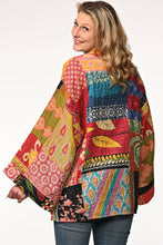 Load image into Gallery viewer, Reversible Cotton Kantha Kimono Jacket