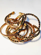 Load image into Gallery viewer, Copper Tri-Metal Cuff (Woven)