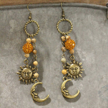 Load image into Gallery viewer, Celestial Bling Dangle Drop Earrings