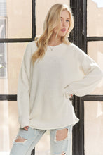 Load image into Gallery viewer, RIBBED TEXTURE OVERSIZED SWEATER
