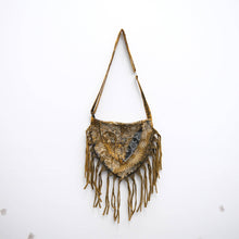 Load image into Gallery viewer, Celestial Stonewashed Crossbody Fringe Bag