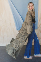 Load image into Gallery viewer, Layers Of Love Duster Kimono - Olive