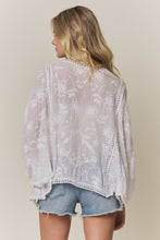 Load image into Gallery viewer, BOHO EMBROIDERED KIMONO CARDIGAN