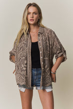 Load image into Gallery viewer, BOHO EMBROIDERED BUTTON-DOWN TOP