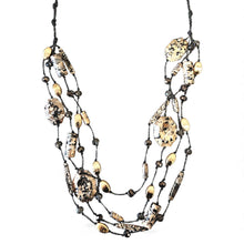 Load image into Gallery viewer, Long Chunky Beaded Necklace | Handmade Statement Jewelry