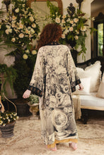 Load image into Gallery viewer, Honey &amp; The Moon Opera Duster Kimono Robe w/ Florals &amp; Bees