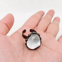Load image into Gallery viewer, Vintage Natural Stone Amorphous Crystal Adjustable Ring