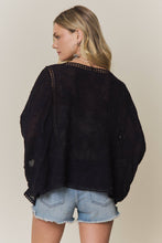 Load image into Gallery viewer, BOHO EMBROIDERED KIMONO CARDIGAN