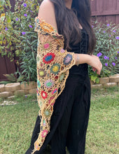 Load image into Gallery viewer, Wildflower Web Crochet Wrap