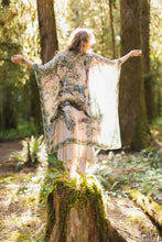Load image into Gallery viewer, Earth &amp; Sky Bohemian Goddess Starduster Kimono w/Trees