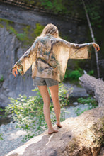 Load image into Gallery viewer, Earth &amp; Sky Pixie Duster Cropped Kimono w/ Trees