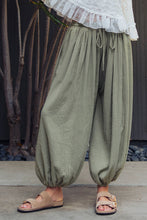 Load image into Gallery viewer, Crinkle Balloon Pants Drawstring