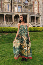Load image into Gallery viewer, Wildheart Bohéme Long Maxi Slip Dress w/ Unicorn &amp; Castle