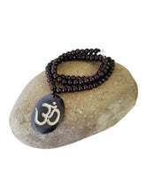 Load image into Gallery viewer, Om Rose Wood Beads