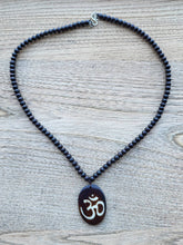 Load image into Gallery viewer, Om Rose Wood Beads