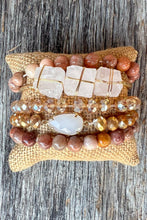 Load image into Gallery viewer, Peaches and Cream Bracelet Set
