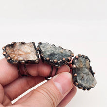 Load image into Gallery viewer, Irregular Natural Agate Rough Stone Adjustable Ring