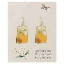 Load image into Gallery viewer, Cottage Floral Dried Sunflower Earring