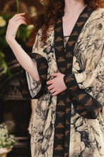 Load image into Gallery viewer, Honey &amp; The Moon Opera Duster Kimono Robe w/ Florals &amp; Bees