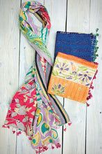 Load image into Gallery viewer, Cotton Kantha Scarves
