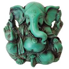 Load image into Gallery viewer, Blessing Green Ganesh 2.5" x 2.5"
