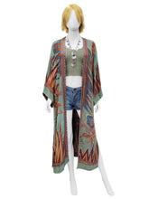 Load image into Gallery viewer, Meghan Seafoam Thick Stitch Duster