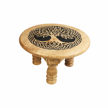 Load image into Gallery viewer, Wooden Altar Stool - Ancient Tree (6 x 4 in.)
