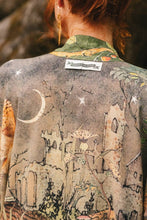 Load image into Gallery viewer, Woodland Wisdom Matinée Duster w/ Florals, Fox &amp; Owl