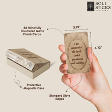 Load image into Gallery viewer, Affirmations Card Deck - Protection &amp; Grounding, 5.5" x 3.5"