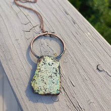 Load image into Gallery viewer, African Turquoise Slab Necklace