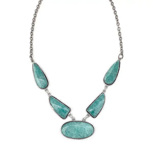 Amazonite Bib Necklace