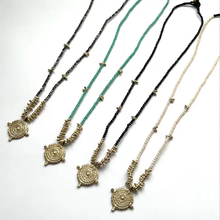 Beaded Amulet Necklace