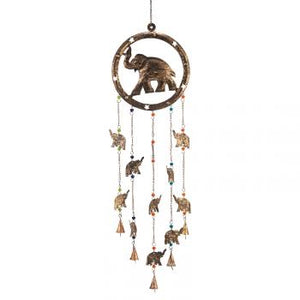 Brass Elephant Windchime