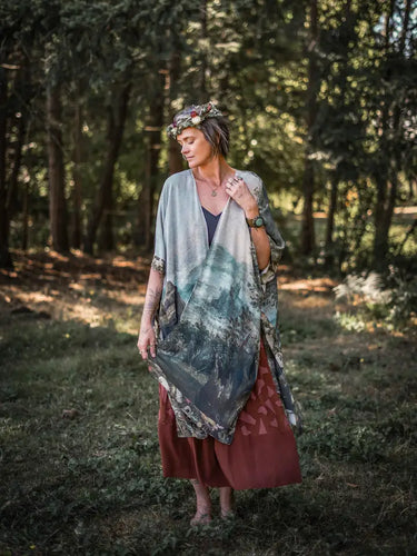 Castles in the Air Bamboo Kimono