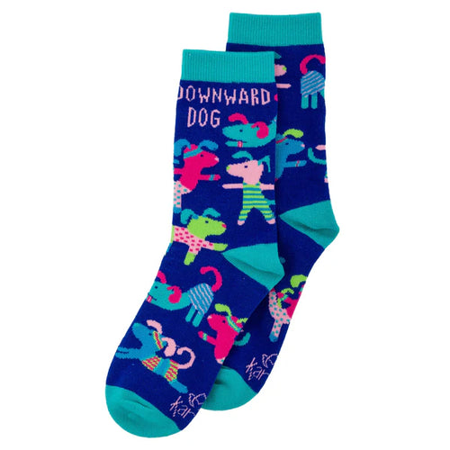 Downward Dog Crew Socks